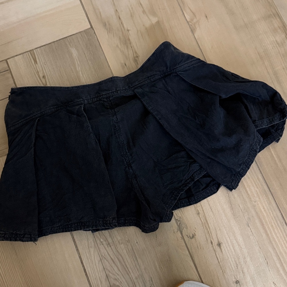 Free People Black Flared Skort - Picture 4 of 4